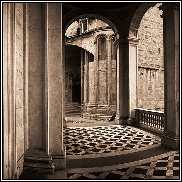 Bergamo - Vista dal Duomo - Scorcio